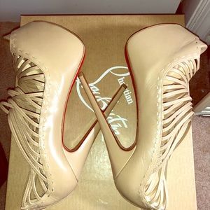 Zoulou Christian Louboutin 160 Kid Leather Sz 41